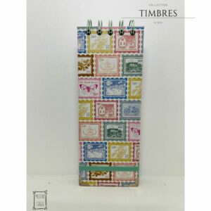 Carnets 7.5×19.5cm Collection Timbres