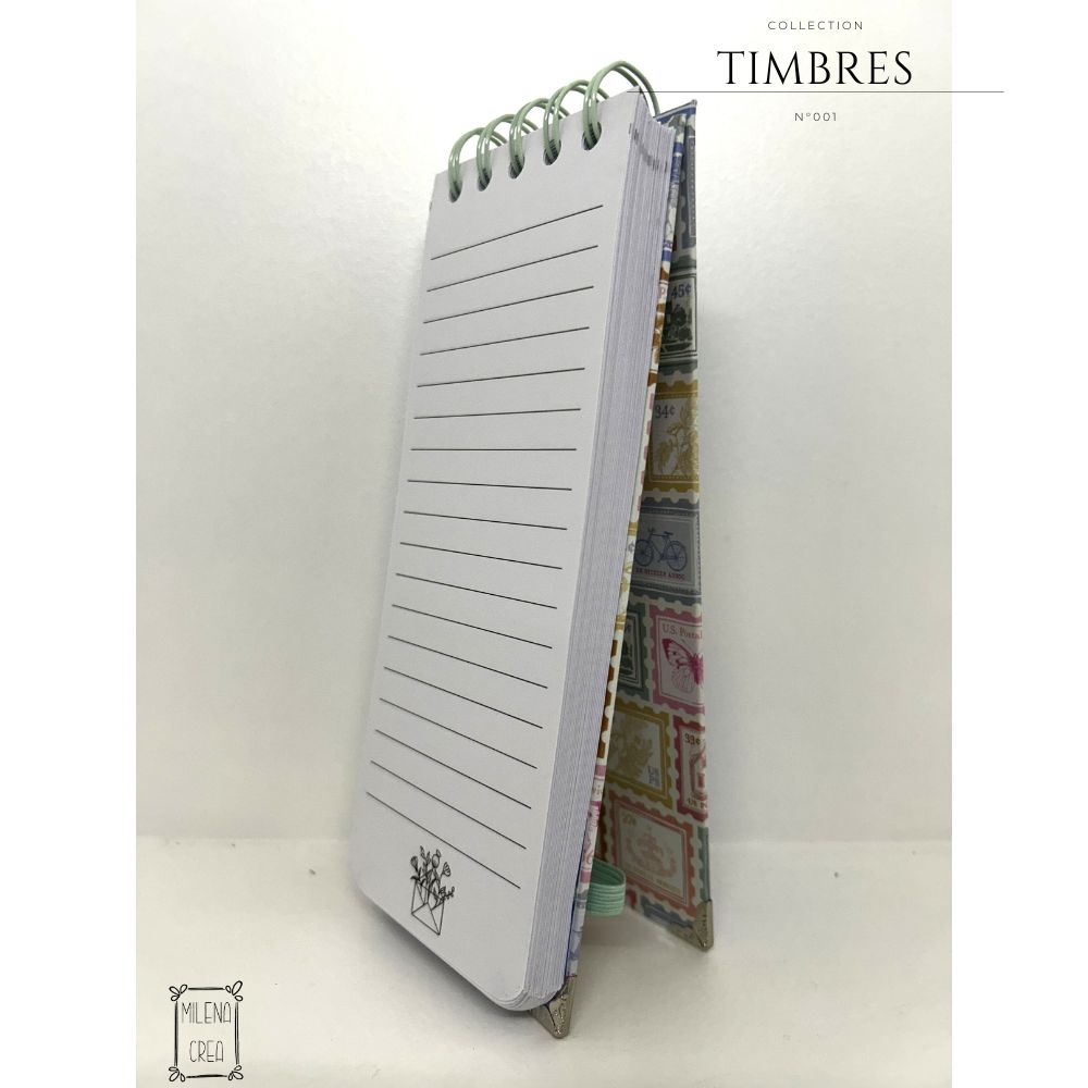 Carnets 7.5x19.5cm Collection Timbres – Image 2