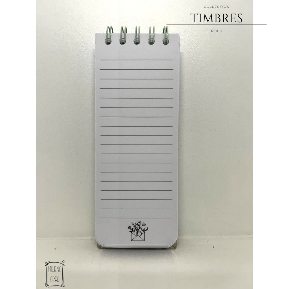 Carnets 7.5x19.5cm Collection Timbres – Image 3