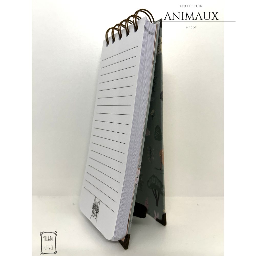 Carnets 7.5x19.5cm Collection Animaux – Image 2