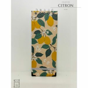 Carnets 7.5×19.5cm Collection Citrons