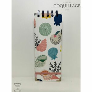 Carnets 7.5×19.5cm Collection Coquillages